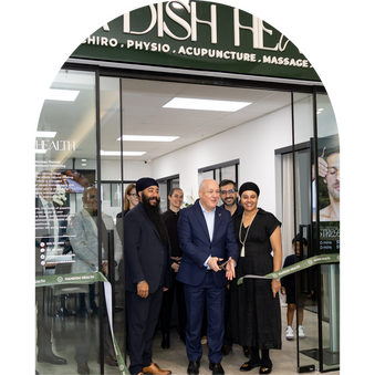 The Prime Minister visiting the Nandish Health clinic in Howick
